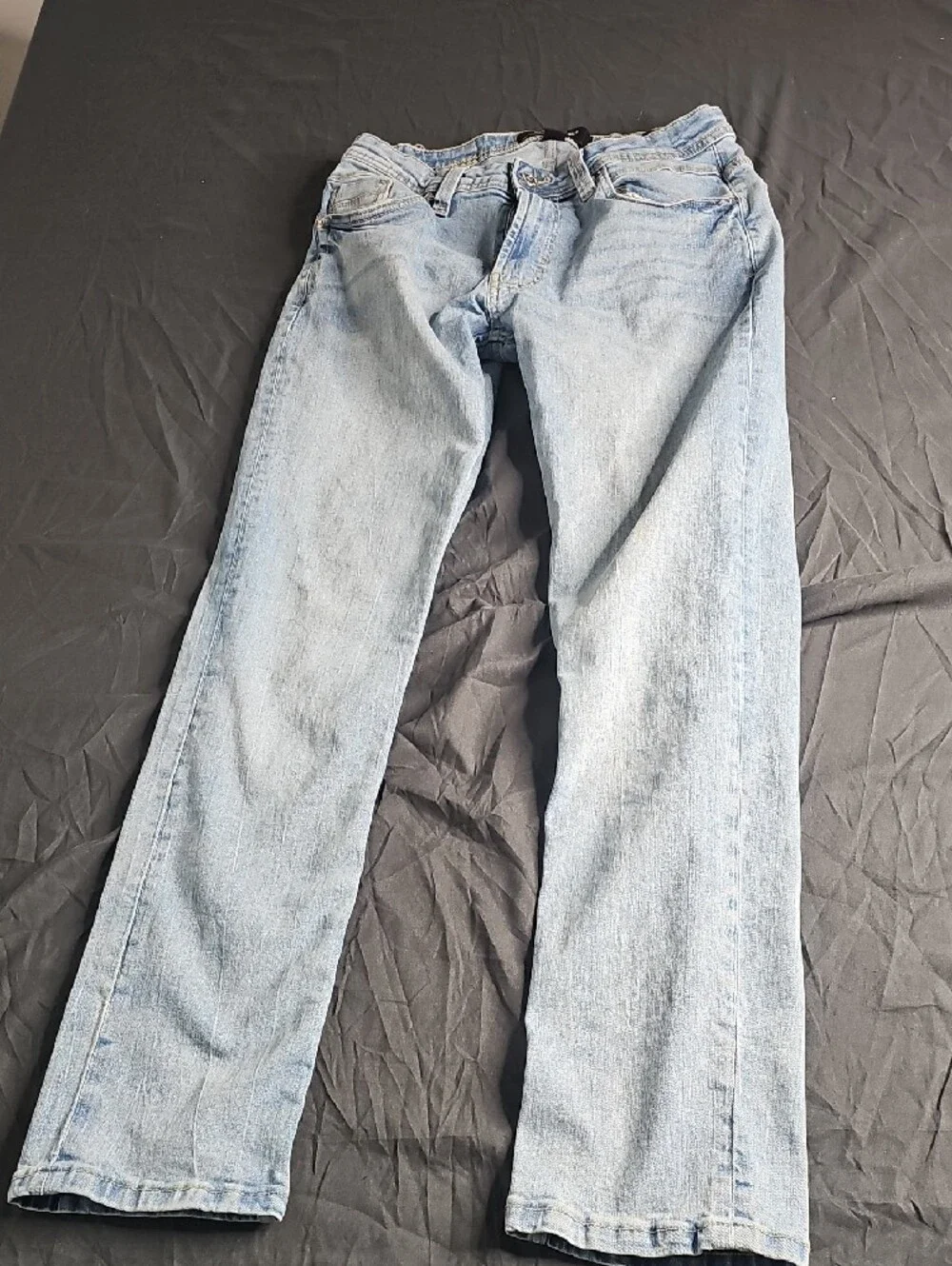 Kenneth Cole Light Wash Slim Jeans - Pale Blue Denim